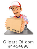 Delivery Man Clipart #1454898 by Texelart