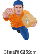 Delivery Man Clipart #1716259 by AtStockIllustration