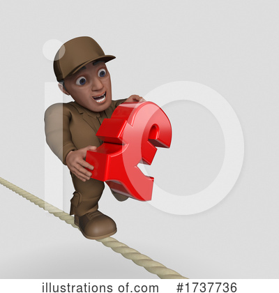 Royalty-Free (RF) Delivery Man Clipart Illustration by KJ Pargeter - Stock Sample #1737736