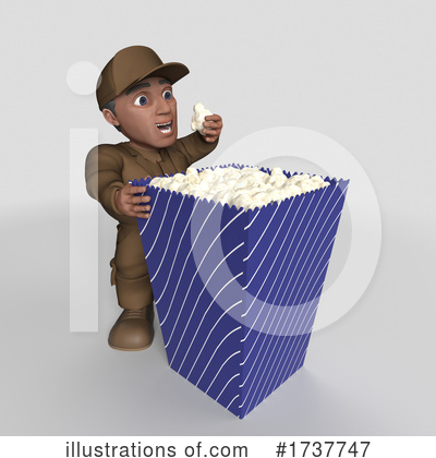 Royalty-Free (RF) Delivery Man Clipart Illustration by KJ Pargeter - Stock Sample #1737747