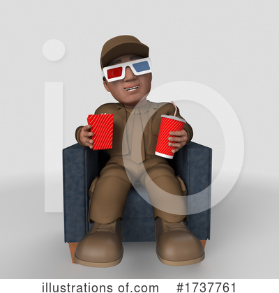 Royalty-Free (RF) Delivery Man Clipart Illustration by KJ Pargeter - Stock Sample #1737761