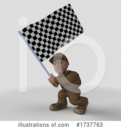Royalty-Free (RF) Delivery Man Clipart Illustration by KJ Pargeter - Stock Sample #1737763