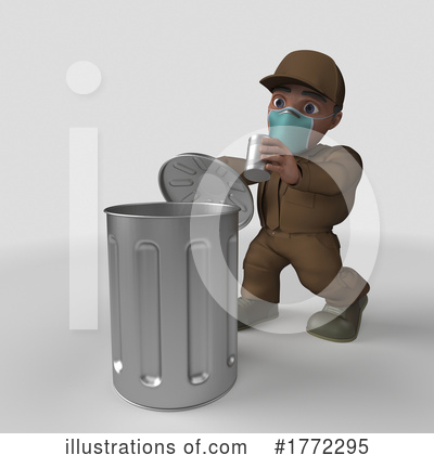 Royalty-Free (RF) Delivery Man Clipart Illustration by KJ Pargeter - Stock Sample #1772295