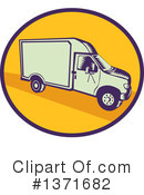 Delivery Van Clipart #1371682 by patrimonio