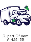 Delivery Van Clipart #1425455 by patrimonio