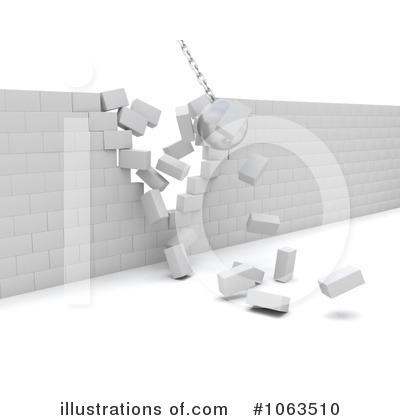 Royalty-Free (RF) Demolition Clipart Illustration by KJ Pargeter - Stock Sample #1063510