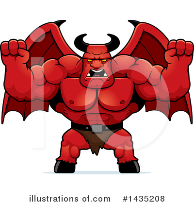 Royalty-Free (RF) Demon Clipart Illustration by Cory Thoman - Stock Sample #1435208