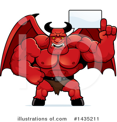 Royalty-Free (RF) Demon Clipart Illustration by Cory Thoman - Stock Sample #1435211