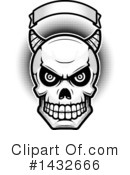 Demon Skull Clipart #1432666 by Cory Thoman
