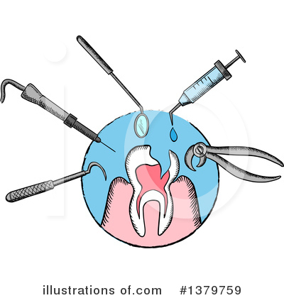 Royalty-Free (RF) Dental Clipart Illustration by Vector Tradition SM - Stock Sample #1379759