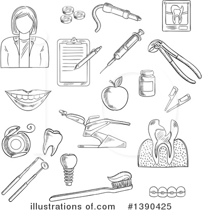 Clipboard Clipart #1390425 by Vector Tradition SM