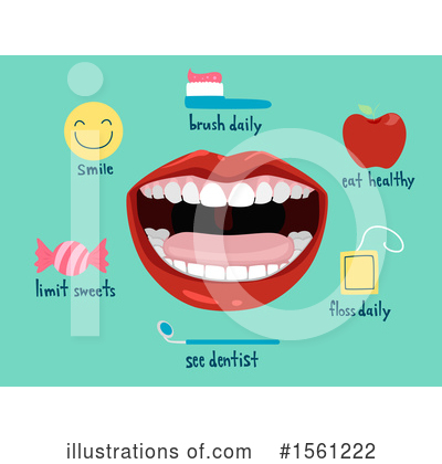 Royalty-Free (RF) Dental Clipart Illustration by BNP Design Studio - Stock Sample #1561222