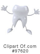Dental Tooth Character Clipart #97620 by Julos