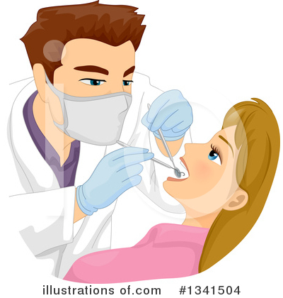 Royalty-Free (RF) Dentist Clipart Illustration by BNP Design Studio - Stock Sample #1341504