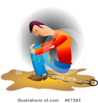 Royalty-Free (RF) Depressed Clipart Illustration by Prawny - Stock Sample #67384