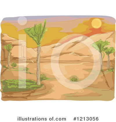 Royalty-Free (RF) Desert Clipart Illustration by BNP Design Studio - Stock Sample #1213056