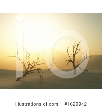 Royalty-Free (RF) Desert Clipart Illustration by KJ Pargeter - Stock Sample #1629942