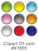 Design Buttons Clipart #97855 by michaeltravers