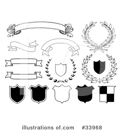 Royalty-Free (RF) Design Elements Clipart Illustration by C Charley-Franzwa - Stock Sample #33968