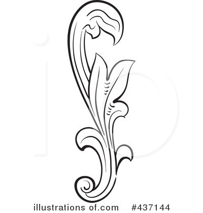 Royalty-Free (RF) Design Elements Clipart Illustration by pauloribau - Stock Sample #437144