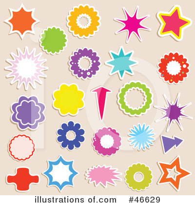 Royalty-Free (RF) Design Elements Clipart Illustration by KJ Pargeter - Stock Sample #46629