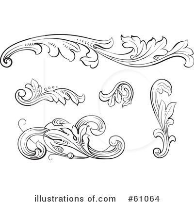 Royalty-Free (RF) Design Elements Clipart Illustration by pauloribau - Stock Sample #61064
