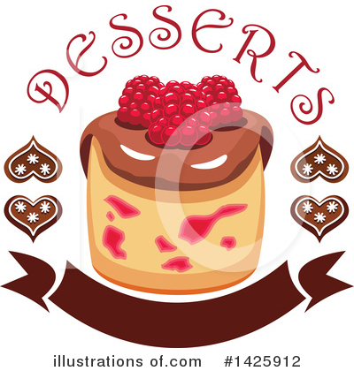 Royalty-Free (RF) Dessert Clipart Illustration by Vector Tradition SM - Stock Sample #1425912