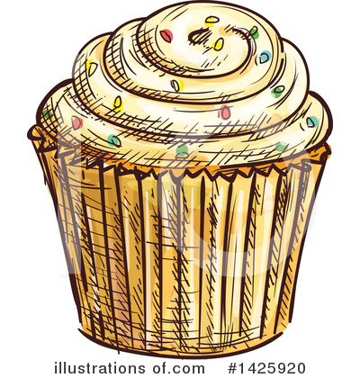 Royalty-Free (RF) Dessert Clipart Illustration by Vector Tradition SM - Stock Sample #1425920