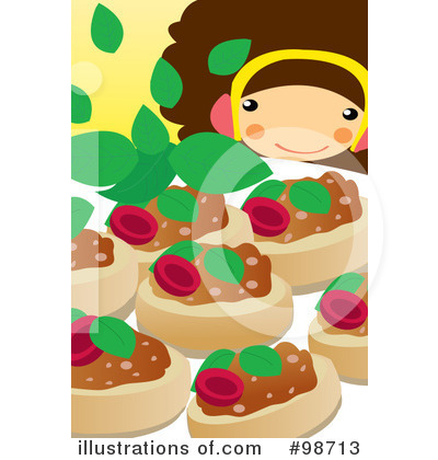 Royalty-Free (RF) Dessert Clipart Illustration by mayawizard101 - Stock Sample #98713