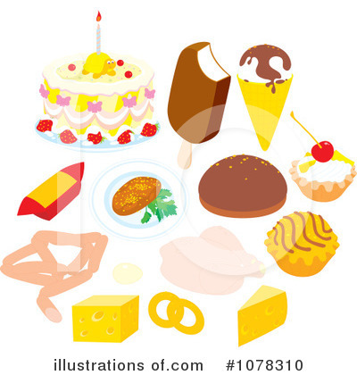 Royalty-Free (RF) Desserts Clipart Illustration by Alex Bannykh - Stock Sample #1078310