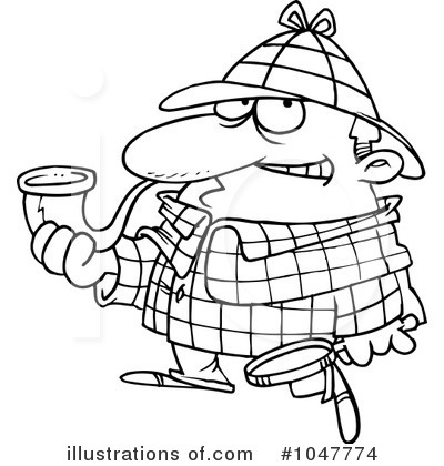 Detective Clipart #1047774 by toonaday