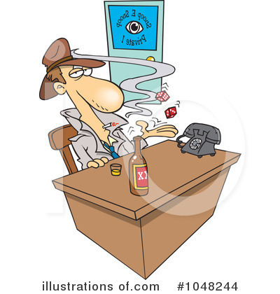 Detective Clipart #1048244 by toonaday