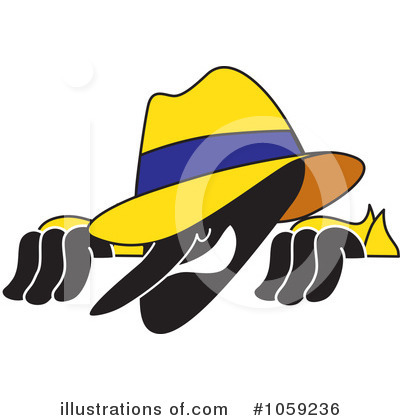 Royalty-Free (RF) Detective Clipart Illustration by Mascot Junction - Stock Sample #1059236