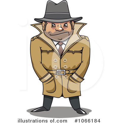 Royalty-Free (RF) Detective Clipart Illustration by Vector Tradition SM - Stock Sample #1066184