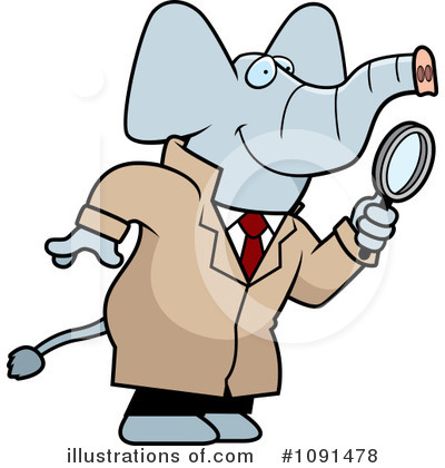 Royalty-Free (RF) Detective Clipart Illustration by Cory Thoman - Stock Sample #1091478