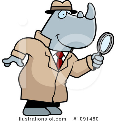 Royalty-Free (RF) Detective Clipart Illustration by Cory Thoman - Stock Sample #1091480
