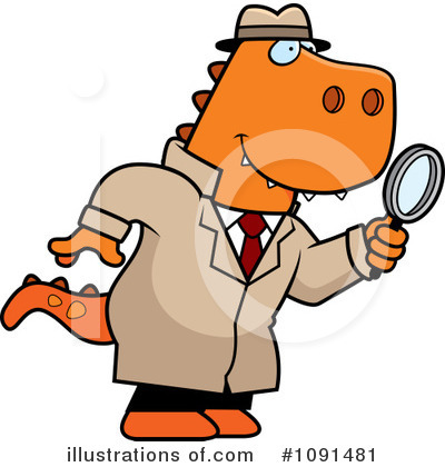 Trex Clipart #1091481 by Cory Thoman