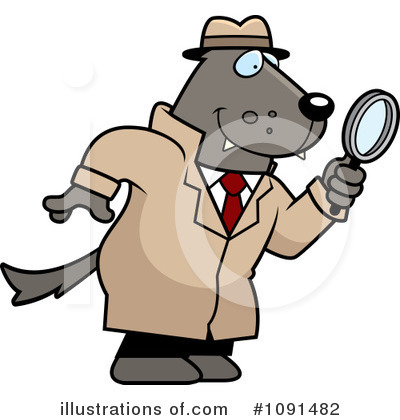 Royalty-Free (RF) Detective Clipart Illustration by Cory Thoman - Stock Sample #1091482