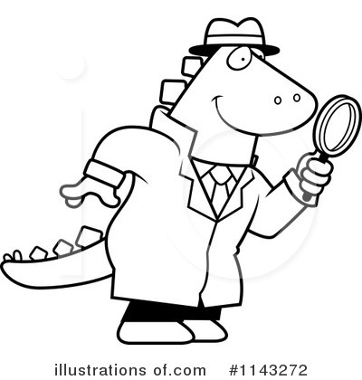 Royalty-Free (RF) Detective Clipart Illustration by Cory Thoman - Stock Sample #1143272