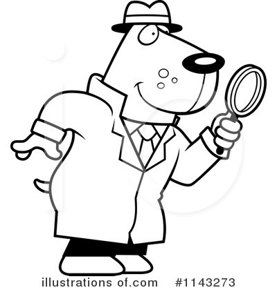 Royalty-Free (RF) Detective Clipart Illustration by Cory Thoman - Stock Sample #1143273