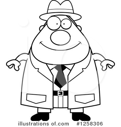 Royalty-Free (RF) Detective Clipart Illustration by Cory Thoman - Stock Sample #1258306