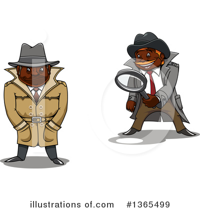 Royalty-Free (RF) Detective Clipart Illustration by Vector Tradition SM - Stock Sample #1365499