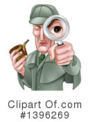 Detective Clipart #1396269 by AtStockIllustration