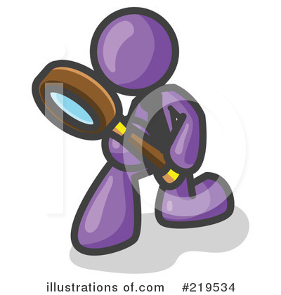 Royalty-Free (RF) Detective Clipart Illustration by Leo Blanchette - Stock Sample #219534
