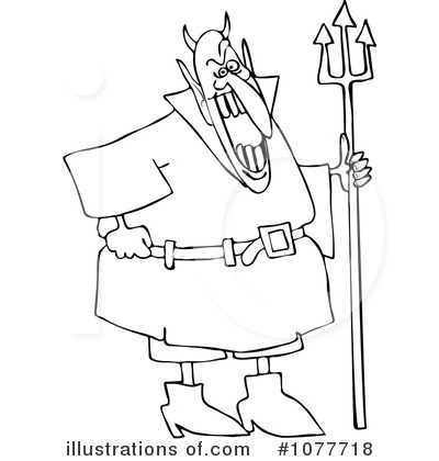 Royalty-Free (RF) Devil Clipart Illustration by djart - Stock Sample #1077718