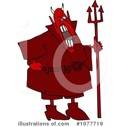 Royalty-Free (RF) Devil Clipart Illustration by djart - Stock Sample #1077719