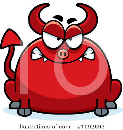 Royalty-Free (RF) Devil Clipart Illustration by Cory Thoman - Stock Sample #1092693