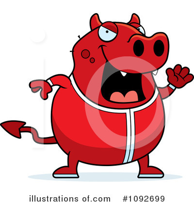 Royalty-Free (RF) Devil Clipart Illustration by Cory Thoman - Stock Sample #1092699