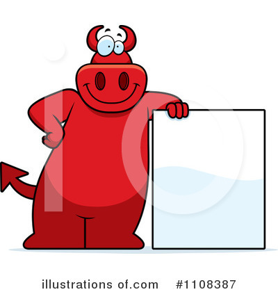 Royalty-Free (RF) Devil Clipart Illustration by Cory Thoman - Stock Sample #1108387