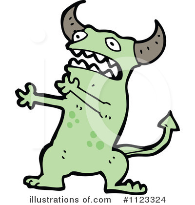 Royalty-Free (RF) Devil Clipart Illustration by lineartestpilot - Stock Sample #1123324